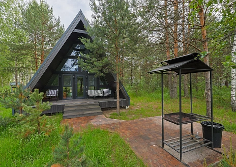  A-Frame № 15 с камином, кондиционером и террасой рис.37
