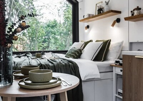  Дом Земляника с чаном в окружении леса рядом с озером в 25 км от Москвы рис.1