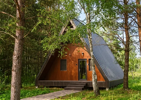 A-Frame №21 с камином, кондиционером и террасой рис.14