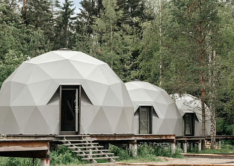  Купольный дом Premium с видом на лес рис.1