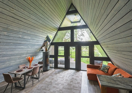  A-Frame № 15 с камином, кондиционером и террасой рис.31