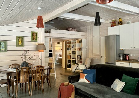  Дом для уединения с камином около леса (Дом5). Заезд в 17.00, выезд до 14.00. рис.2