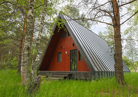  A-Frame № 15 с камином, кондиционером и террасой рис.34