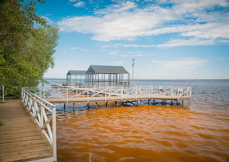 Фото - Беседка на воде застеклённая №1 рис.1  Беседка на воде застеклённая №1 рис.1