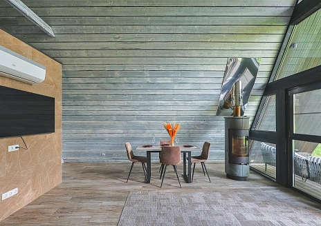  A-Frame № 15 с камином, кондиционером и террасой рис.24