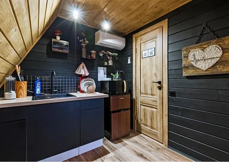  A-frame Black с баней рис.2
