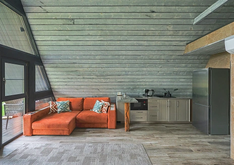  A-Frame № 15 с камином, кондиционером и террасой рис.2