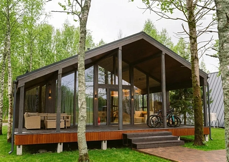  BarnHouse №22 с кондиционером и камином рис.33
