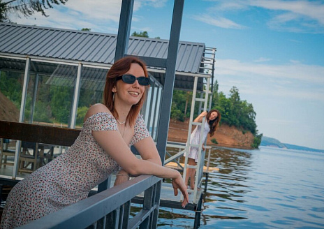 Фото - Беседка на воде застеклённая №1 рис.3  Беседка на воде застеклённая №1 рис.3