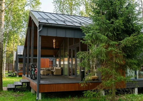  BarnHouse №22 с кондиционером и камином рис.34