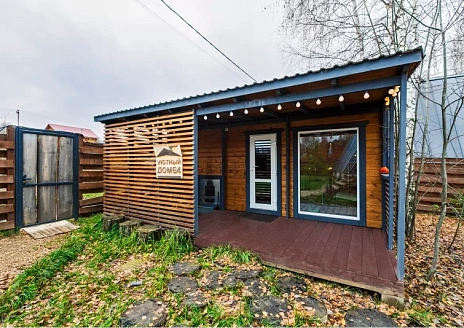  A-frame Black с баней рис.7