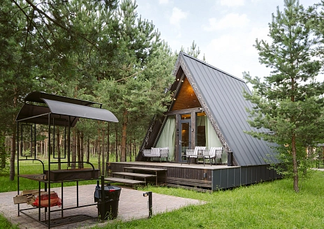  A-Frame №14 с купелью и кондиционером рис.34