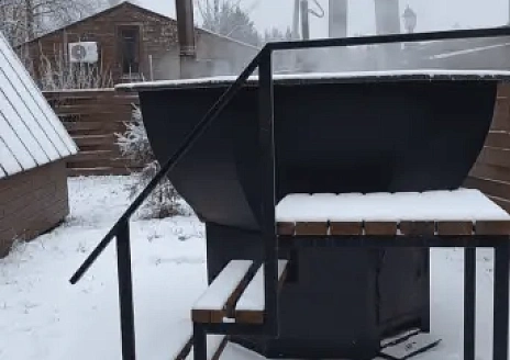  A-frame Black с баней рис.10