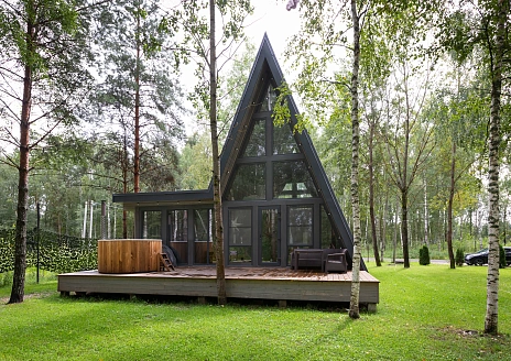  A-Frame №8 с купелью и баней рис.26