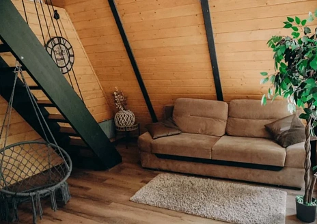  A-frame Black с баней рис.2