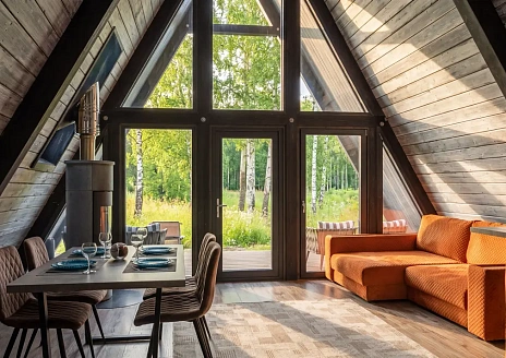  A-Frame №21 с камином, кондиционером и террасой рис.11