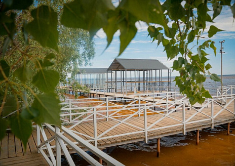 Фото - Беседка на воде застеклённая №1 рис.2  Беседка на воде застеклённая №1 рис.2