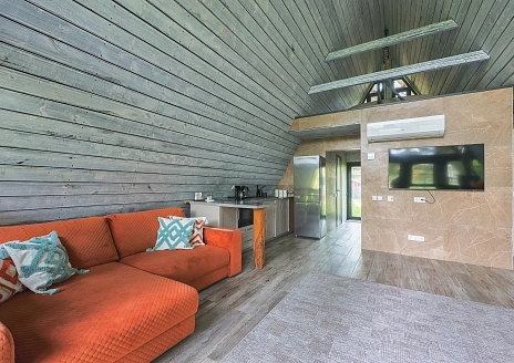  A-Frame № 15 с камином, кондиционером и террасой рис.21