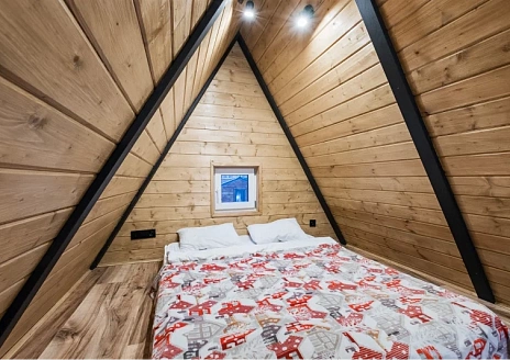  A-frame Black с баней рис.5
