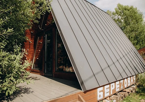  A-frame Black с баней рис.1