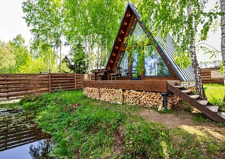 A-frame White с купелью рис.1