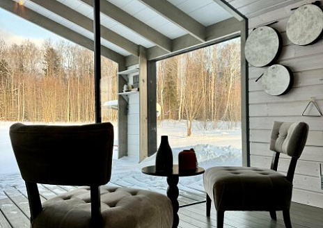  Дом для уединения с камином около леса (Дом5). Заезд в 17.00, выезд до 14.00. рис.15