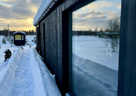 Дом для уединения с камином около леса (Дом5). Заезд в 17.00, выезд до 14.00. рис.13
