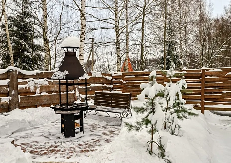  A-frame White с купелью рис.9