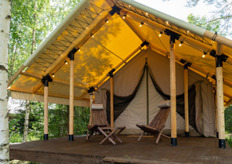  Сафари-тент для двоих с двуспальной кроватью рис.1