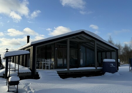  Дом для уединения с камином около леса (Дом5). Заезд в 17.00, выезд до 14.00. рис.20