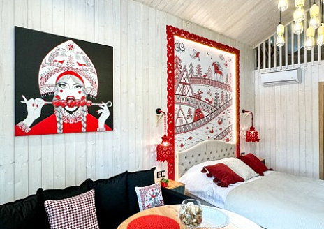  Этнодом в современном русском стиле рис.17