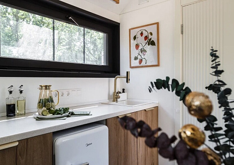  Дом Земляника с чаном в окружении леса рядом с озером в 25 км от Москвы рис.9