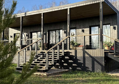  Семейный - Дача с тремя спальнями, дровяной баней и бочкой фурако рис.1