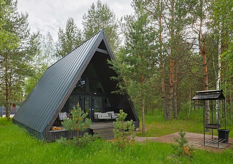  A-Frame № 15 с камином, кондиционером и террасой рис.33