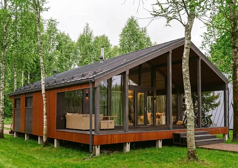  BarnHouse №22 с кондиционером и камином рис.1