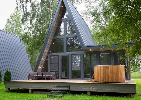  A-Frame №7 с купелью и баней рис.1
