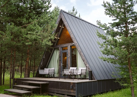  A-Frame №14 с купелью и кондиционером рис.17