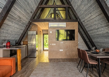  A-Frame №21 с камином, кондиционером и террасой рис.2