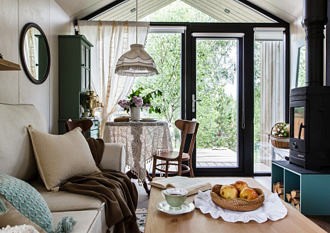  Ёлки - дача с дровяным камином и бочкой фурако рис.6