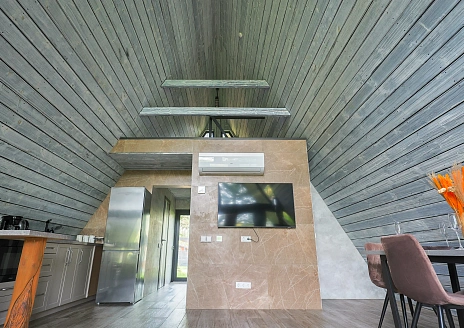  A-Frame № 15 с камином, кондиционером и террасой рис.19