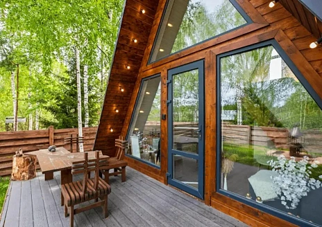  A-frame White с купелью рис.15