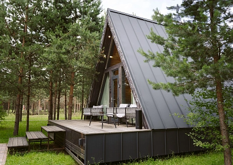  A-Frame №14 с купелью и кондиционером рис.33