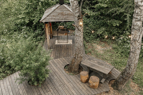 Дома на деревьях - Лапочкино гнездо