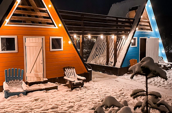 База отдыха А у реки рис.73